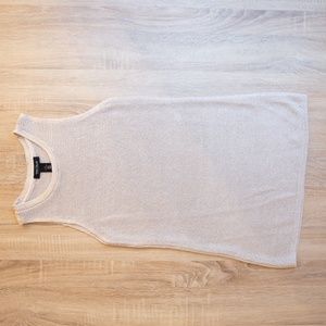 Long length dressy sleeveless top